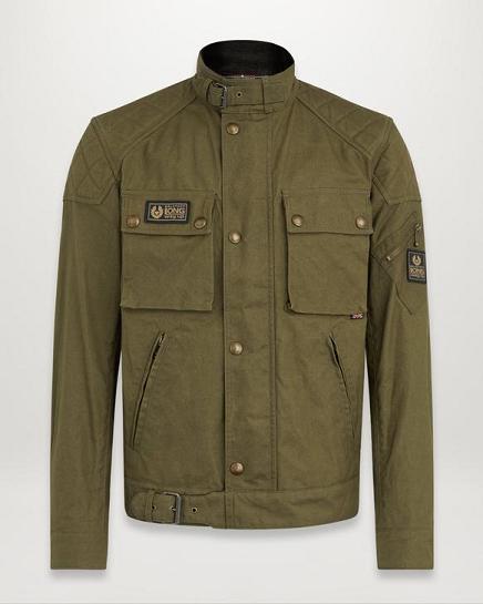 Veste Cirée Belstaff Homme Long Way Up Marron Coton Soldes VW3869470